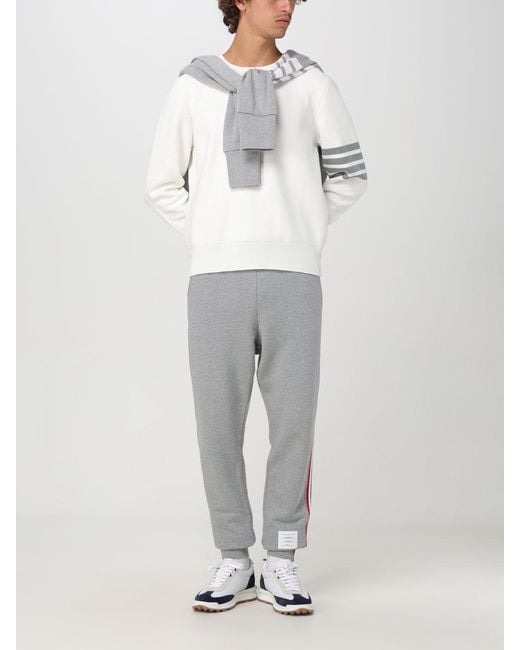 Thom Browne Baumwollpullover in White für Herren