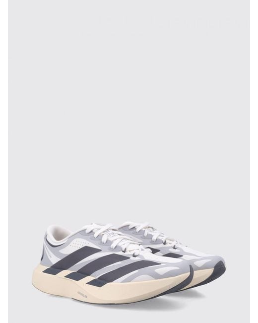 Adidas Originals White Adizero Evo Sl Exo Technical Fabric Running Trainers for men
