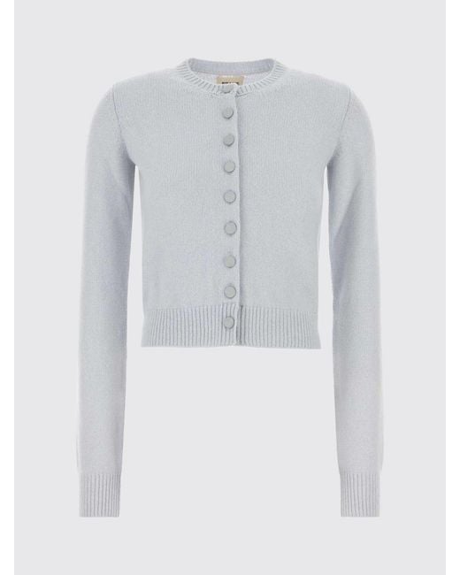 Khaite Gray Cashmere Cardigan