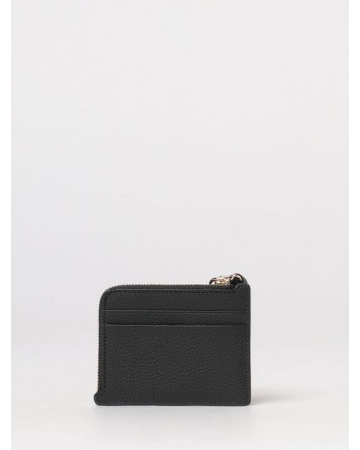 Michael Kors Black Grained Leather Credit Card Holder
