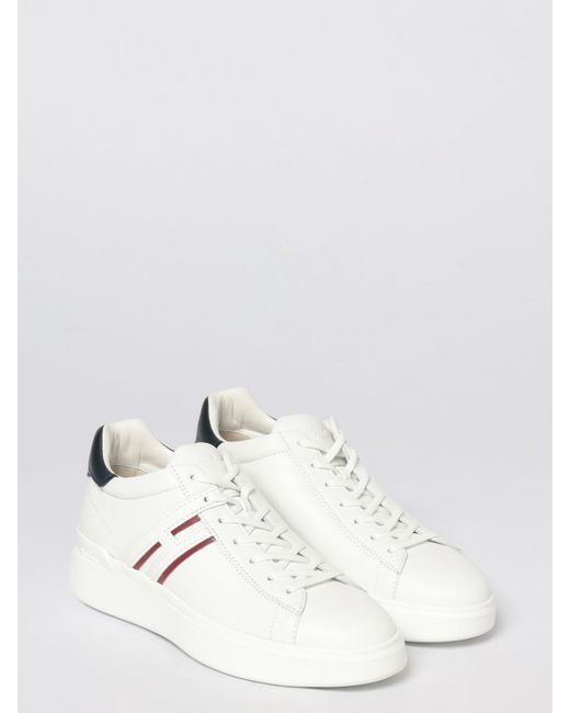 Hogan White H580 Leather Sneakers for men