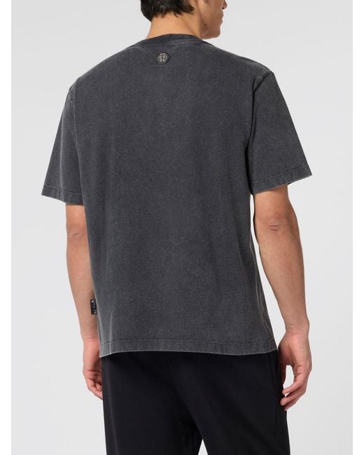 Philipp Plein Gray T-Shirt for men