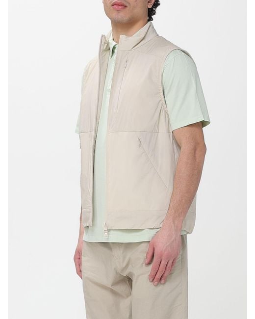 DUNO Gray Arlo Mirto Technical Fabric Vest for men