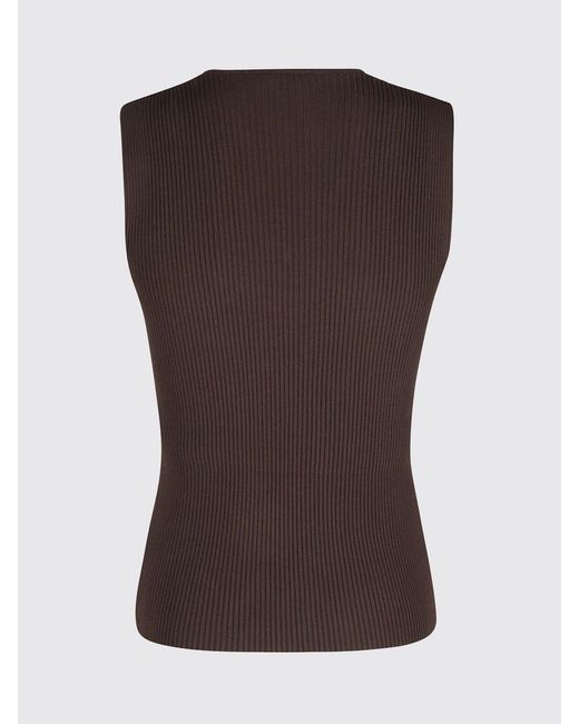 Top Cut-Out De Viscosa Roberto Collina de color Purple