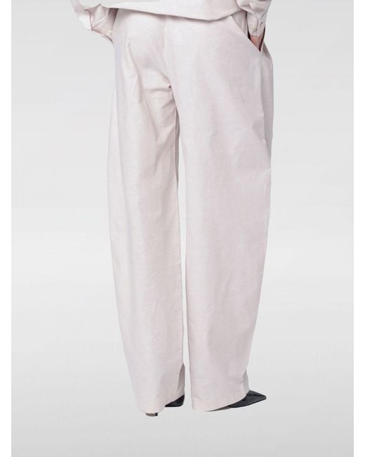 ANDAMANE White Wendela 2-Piece Cotton Co-Ord Set With Wide-Leg Pants