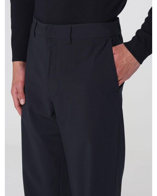 ARMANI EXCHANGE Blue Viscose Blend Chino Trousers for men