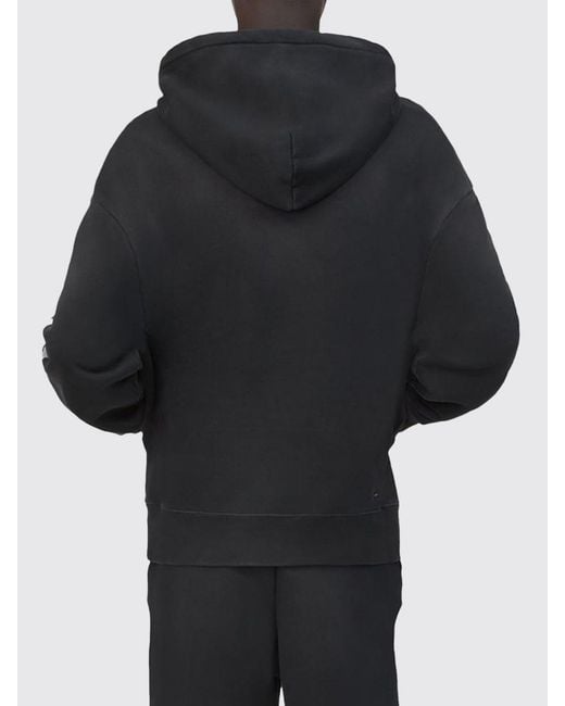 Amiri Black Camouflage Cotton Hoodie for men