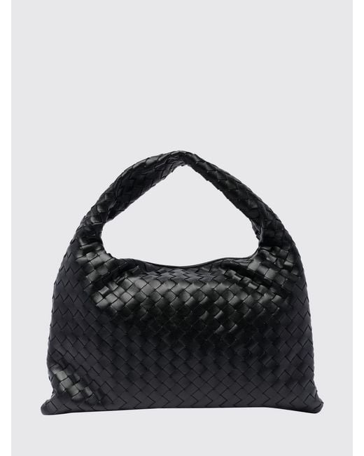 Bottega Veneta Black Hop Woven Leather Bag