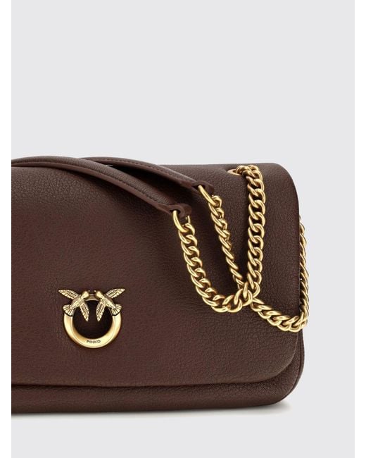 Pinko Brown Shoulder Bag