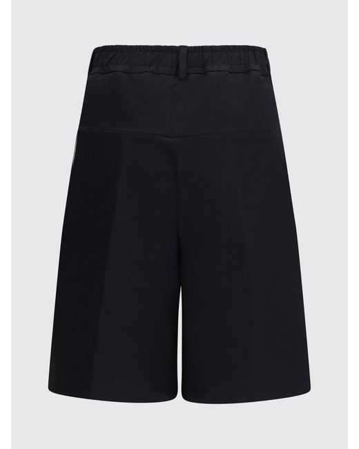 Gcds Black Stretch Cotton Shorts for men