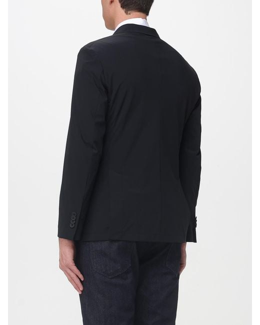 Manuel Ritz Blue Single-Breasted Blazer for men