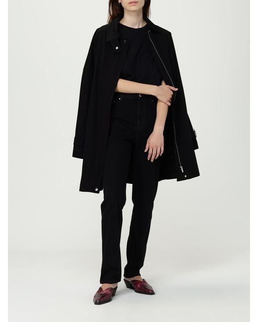 Totême Black Raincoat
