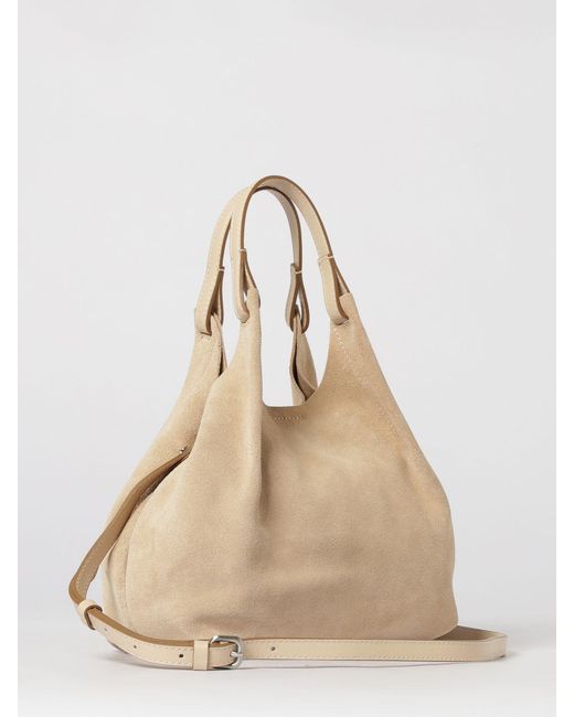 Gianni Chiarini Natural Dua Suede Bag