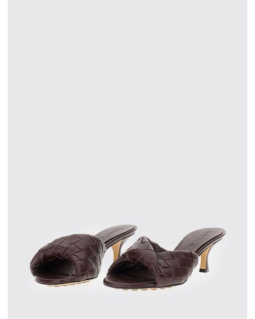 Bottega Veneta Black Heeled Sandal