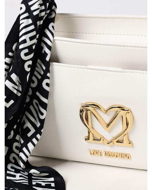 Love Moschino White Mini Bag