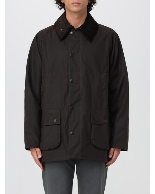 Barbour Black Waxed Cotton Jacket for men