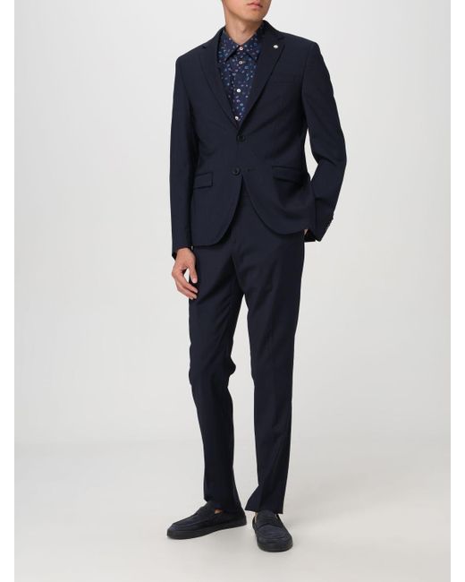 Manuel Ritz Blue Suit for men