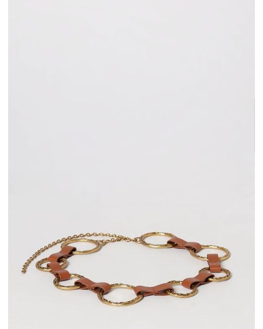 Zimmermann Metallic Leather And Metal Belt