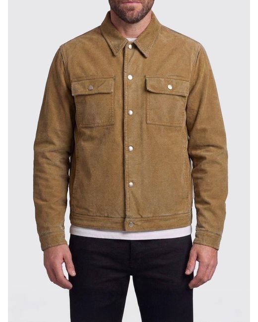 MM6 by Maison Margiela Brown Denim Jacket for men