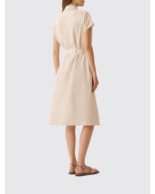 Fabiana Filippi Natural Linen Shirtdress