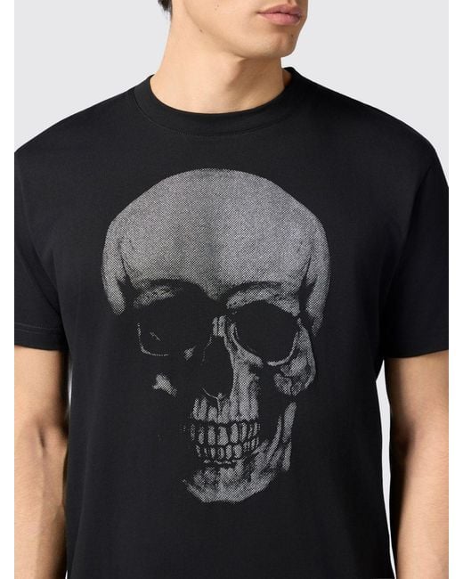 Philipp Plein Black T-Shirt for men