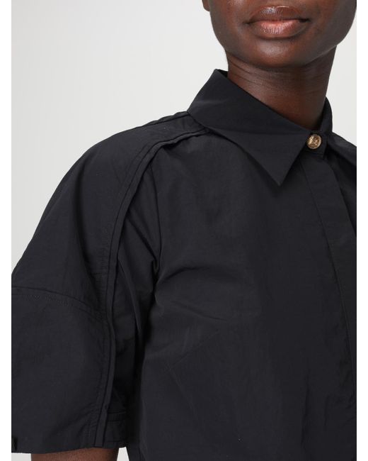 Camicia Cropped di Elisabetta Franchi in Black