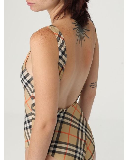 Maillot De Bain Femme Burberry en coloris Natural