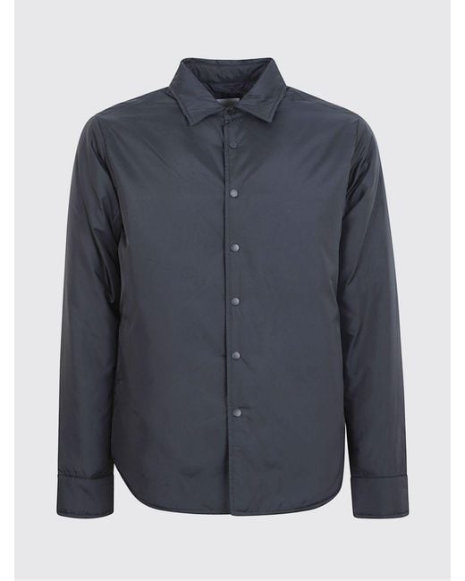 Aspesi Gray Padded Overshirt for men
