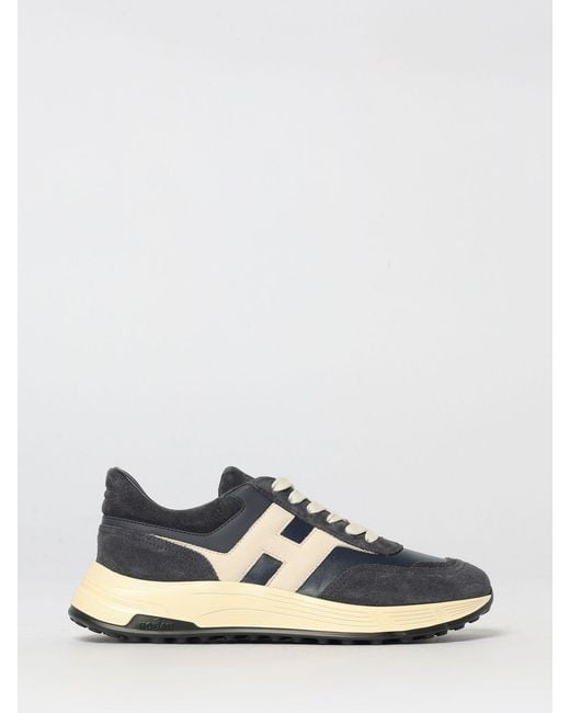 Hogan White Hyperlight Suede Sneakers for men