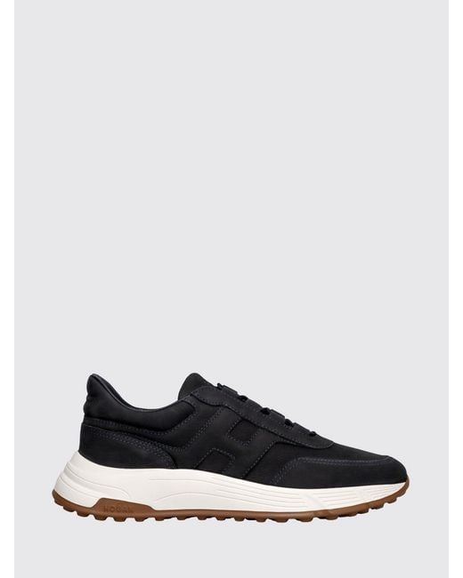 Hogan Black Hyperlight Nubuck Sneakers for men