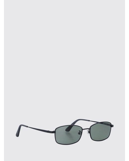 Our Legacy Gray Librarian Metal Sunglasses for men