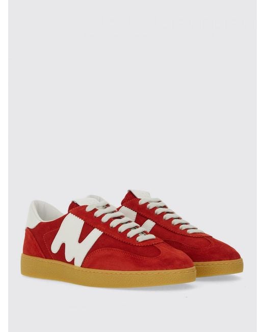 MSGM Red Low-Top Sneaker