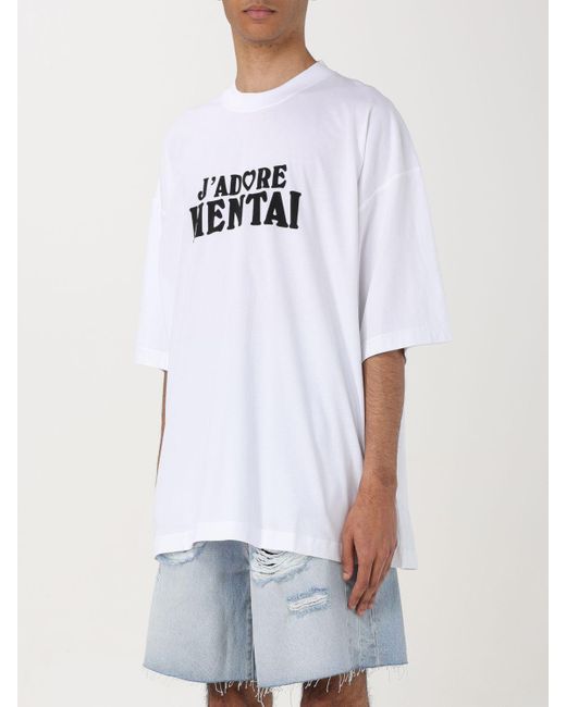 Camiseta Vetements de hombre de color White