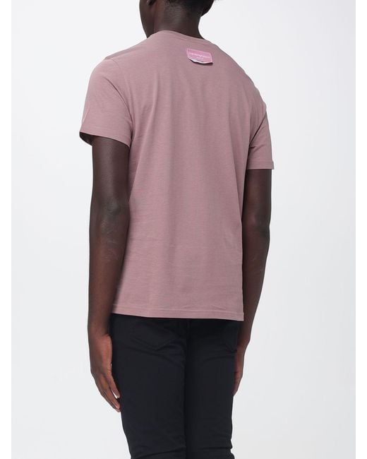 Emporio Armani Pink T-Shirt for men