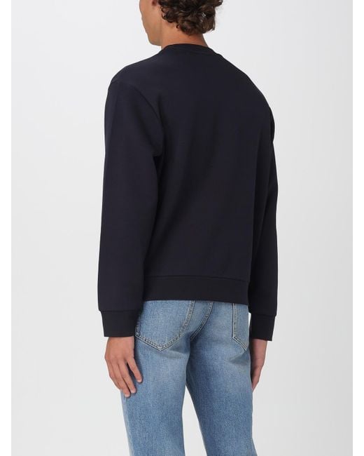 Felpa A Girocollo Con Logo di ARMANI EXCHANGE in Blue da Uomo