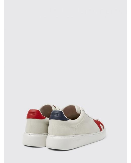 Camper White Twins Leather Sneakers for men