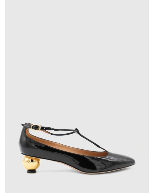 Ferragamo Black High Heel Shoes