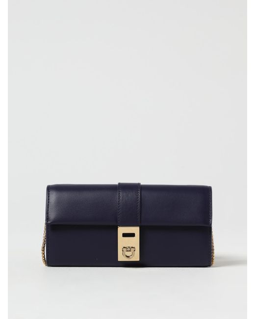 Ferragamo Blue Schultertasche Damen