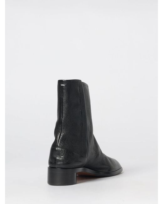Maison Margiela Black Tabi Ankle Boots for men