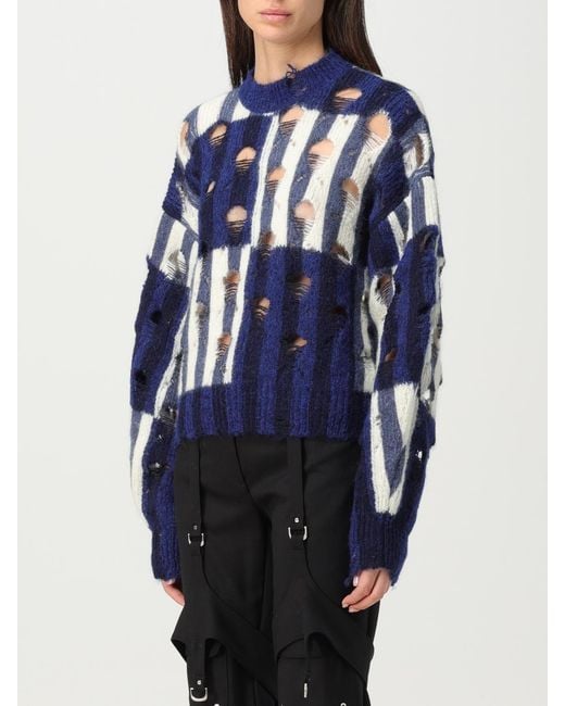 Off-White c/o Virgil Abloh Blue Sweater
