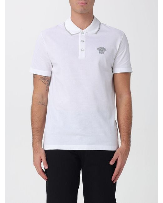 Versace White Polo Shirt for men