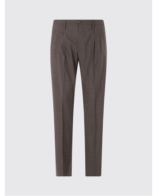 Briglia 1949 Gray Wool Chino Trousers for men