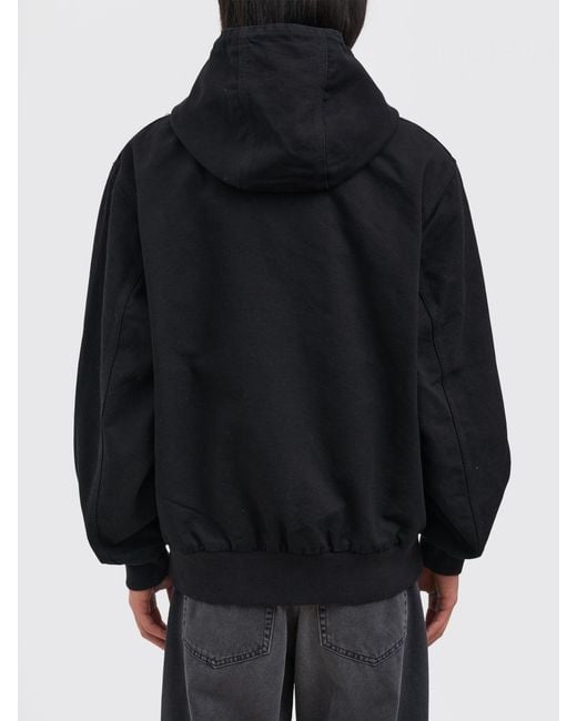 Carhartt Black Cotton Hoodie for men