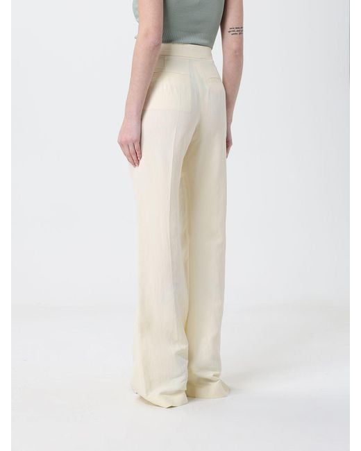 Max Mara White Flared Trousers