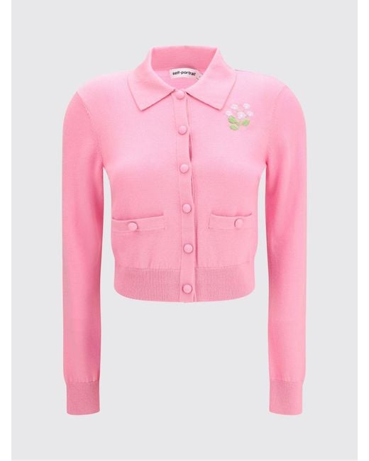 Self-Portrait Pink Sweater