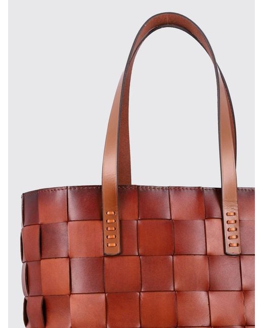 Borsa Japan Tote di Dragon Diffusion in Red