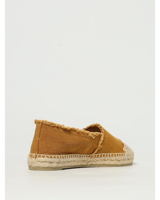 Castaner Brown Comfortable Slip-On Espadrilles With Jute Sole For Everyday Casual Wear