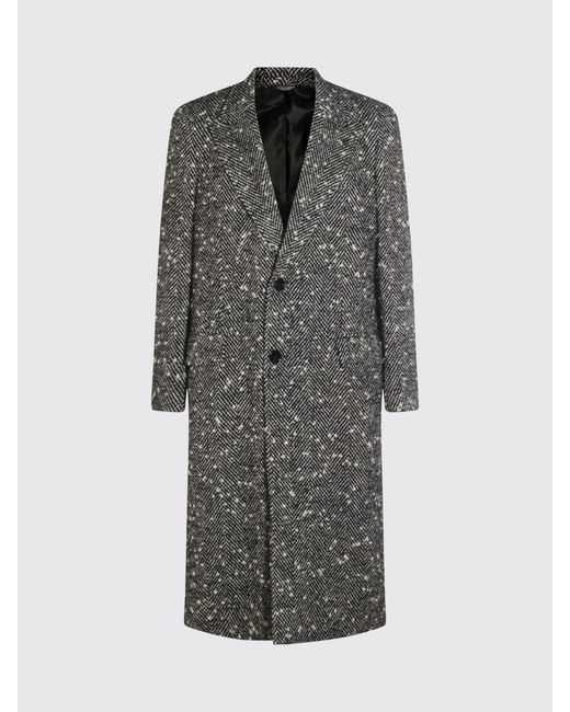 Dolce & Gabbana Gray Dolce &Amp Gabbana Coat for men