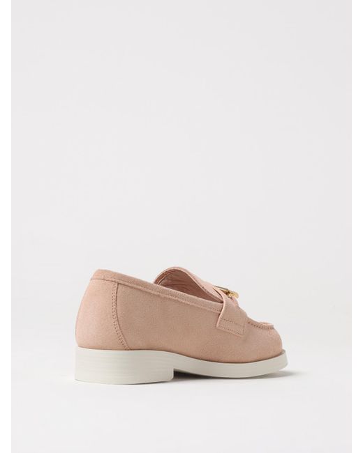 Jimmy Choo Pink Flache Sandalen Damen