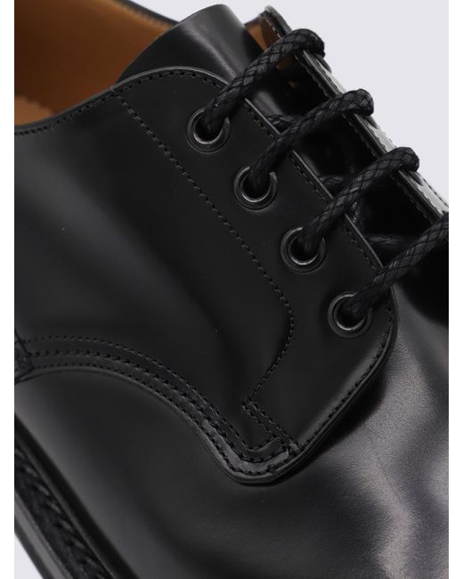 Church's Black Leather Lace-Up Shoes for men